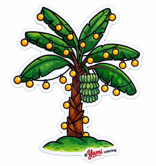 Banana Plant Sticker